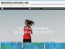 Tablet Screenshot of goughmd.com